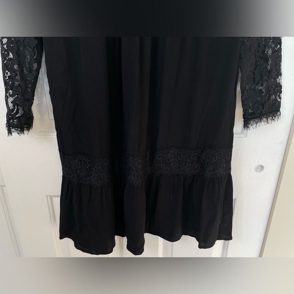 Juicy Couture Black‎ Label Medium Babydoll Lace Flare Lined Party Dress Women’s - Picture 9 of 14